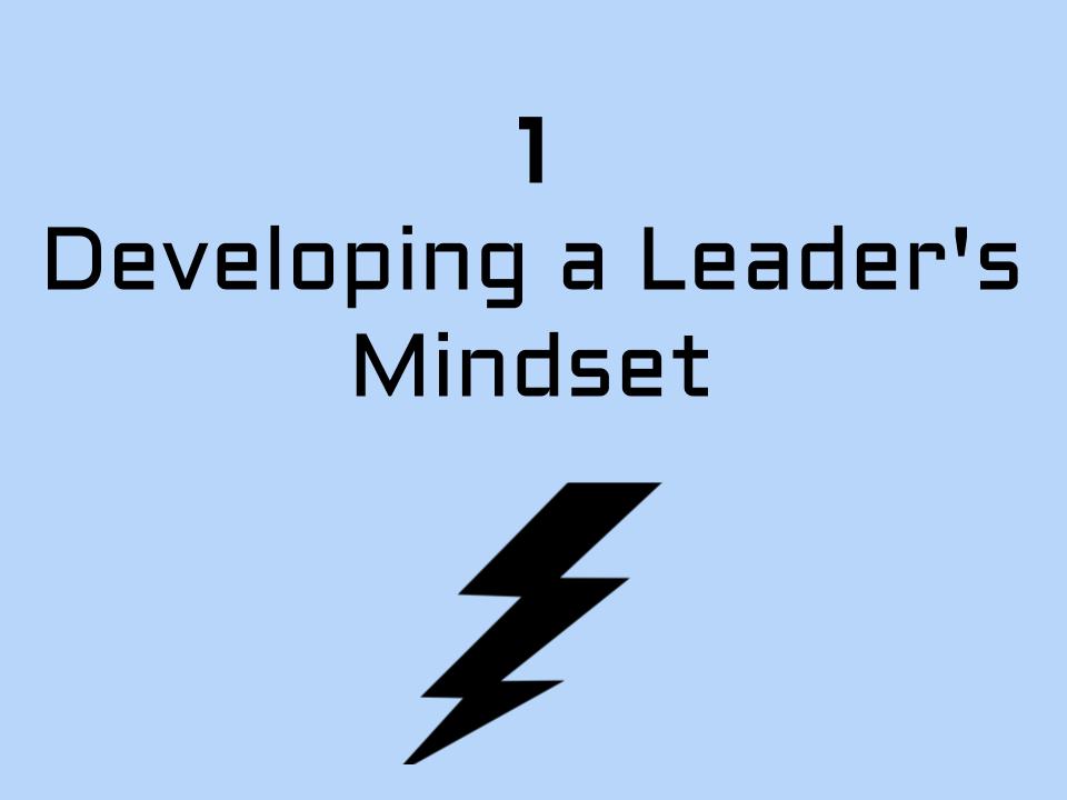 Developing a Leader's Mindset