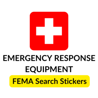 FEMA Search Stickers