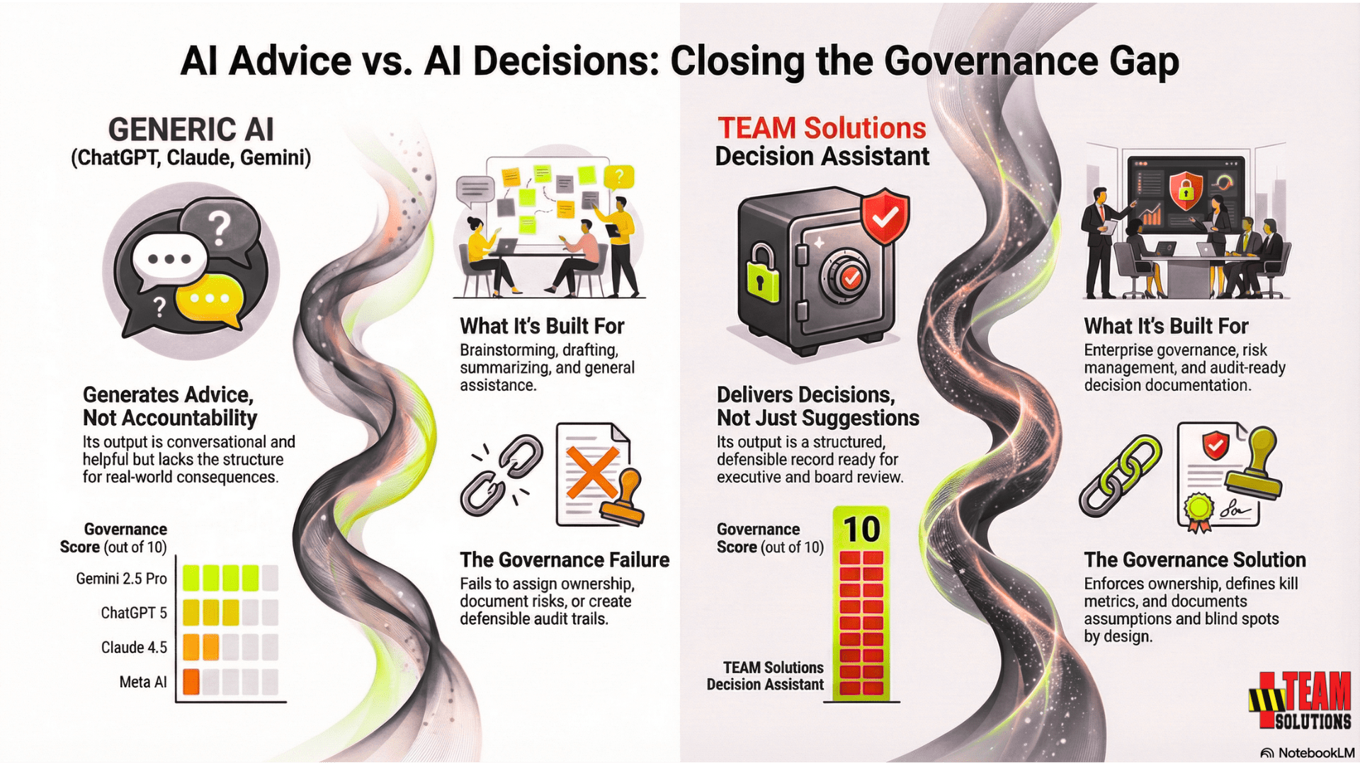 AI v Decision Assistant infographic by TEAM Solutions 01