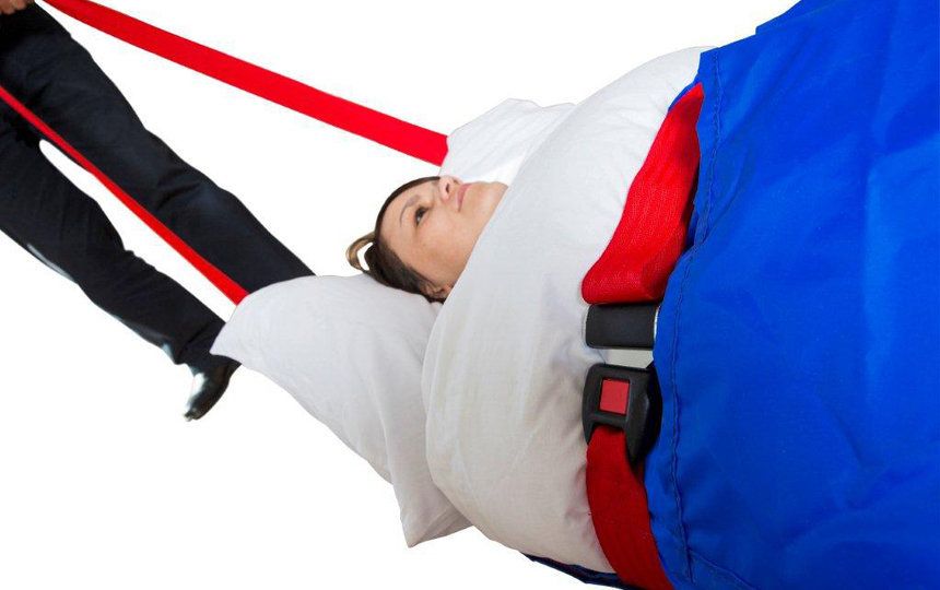 Ski Slide Pad for rapid evac of the immobile