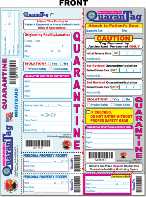 QuaranTag™ Quarantine Isolation Tracking System